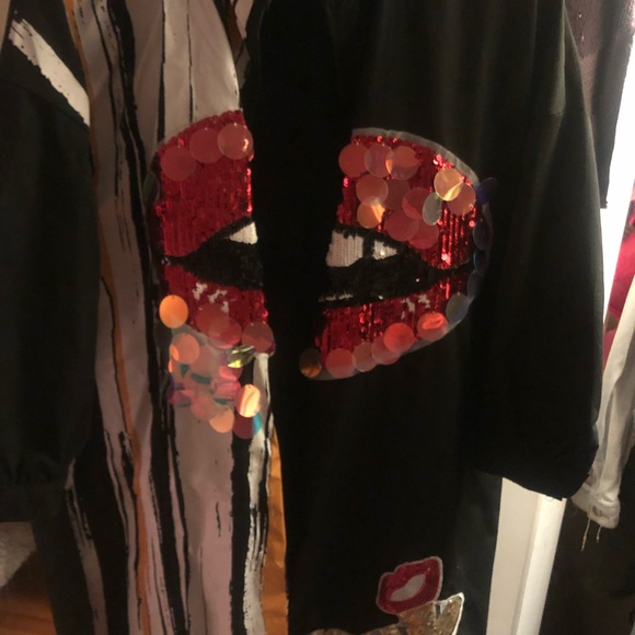 Sequin button up - Picture 2 of 3